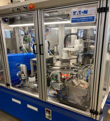 Terminal processing machine with protective barriers